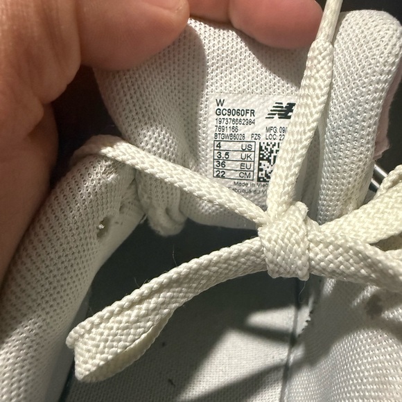 New Balance Blush and White Athletic Shoes - Picture 5 of 7